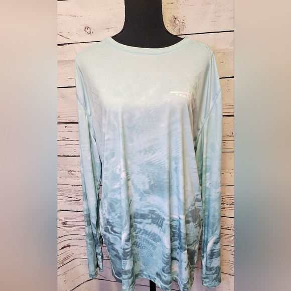 #1505 Reel Life Gear Drifit long sleeve fishing shirt sz  XL - Picture 2 of 8